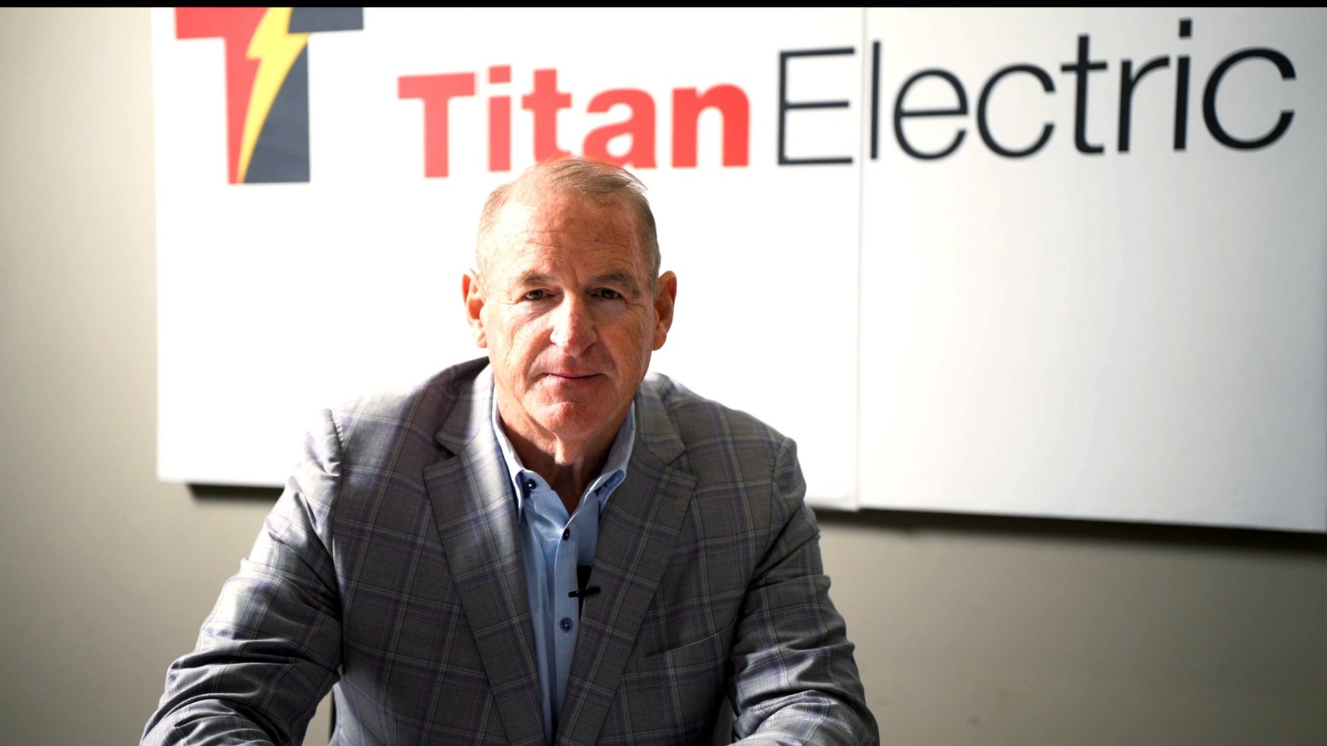 Mike McInerney, CEO of Titan Electric, in the 20th anniversary film